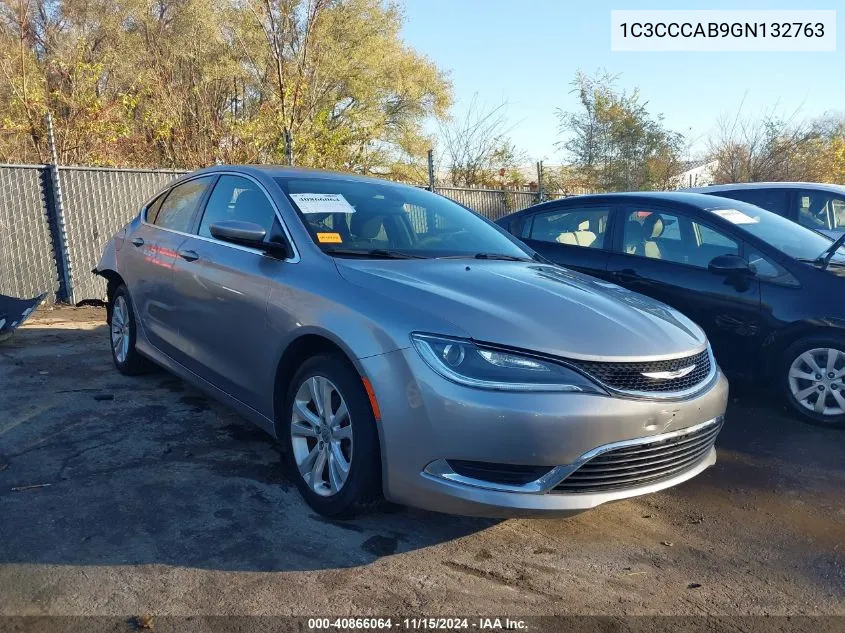 2016 Chrysler 200 Limited VIN: 1C3CCCAB9GN132763 Lot: 40866064