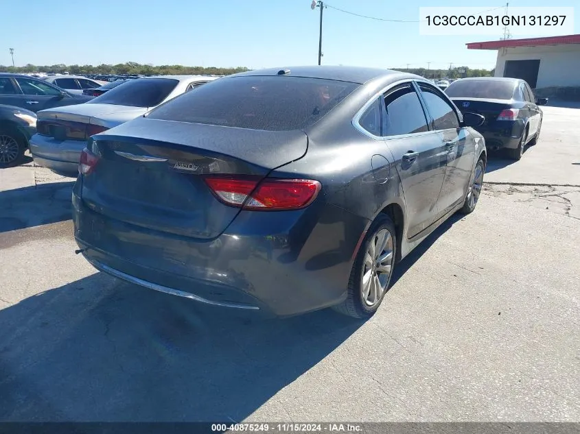 2016 Chrysler 200 Limited VIN: 1C3CCCAB1GN131297 Lot: 40875249