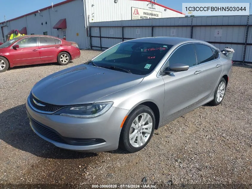 2017 Chrysler 200 Touring VIN: 1C3CCCFB0HN503044 Lot: 39860828