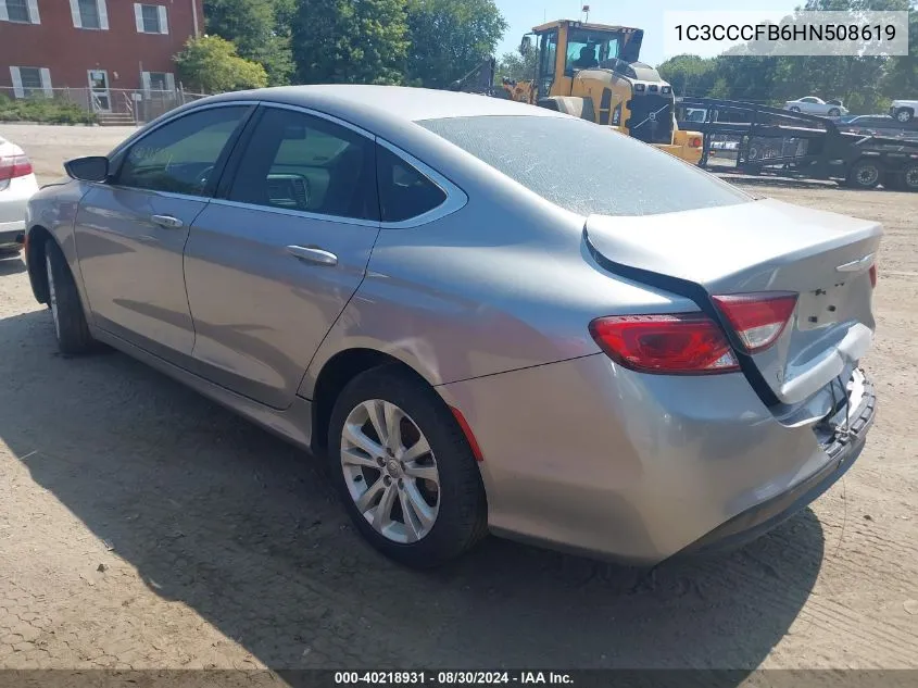 1C3CCCFB6HN508619 2017 Chrysler 200 Touring