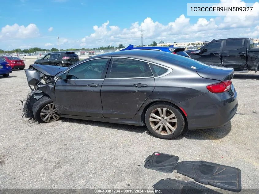 2017 Chrysler 200 Touring VIN: 1C3CCCFB9HN509327 Lot: 40387234