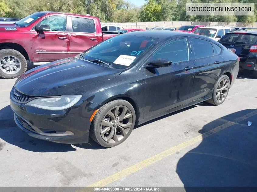 2017 Chrysler 200 200S Alloy Edition Awd VIN: 1C3CCCDG8HN501038 Lot: 40489390