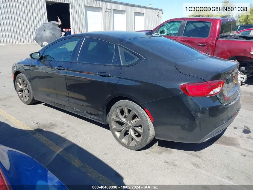 2017 Chrysler 200 200S Alloy Edition Awd VIN: 1C3CCCDG8HN501038 Lot: 40489390