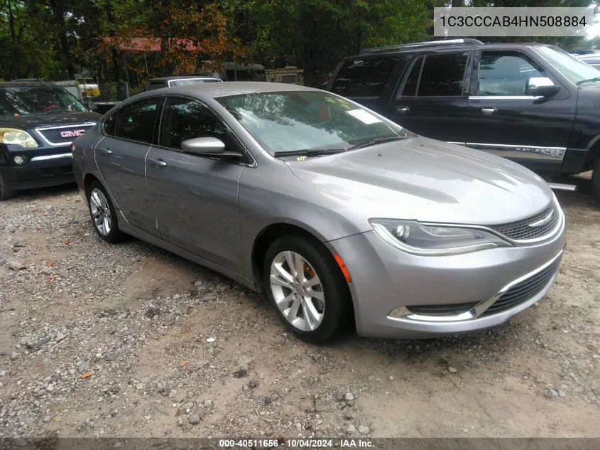 2017 Chrysler 200 Limited Platinum VIN: 1C3CCCAB4HN508884 Lot: 40511656