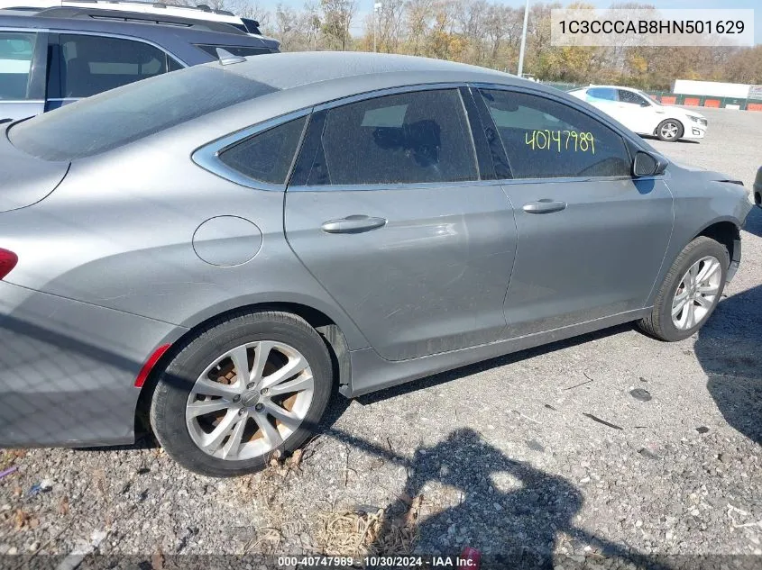 2017 Chrysler 200 Limited Platinum VIN: 1C3CCCAB8HN501629 Lot: 40747989