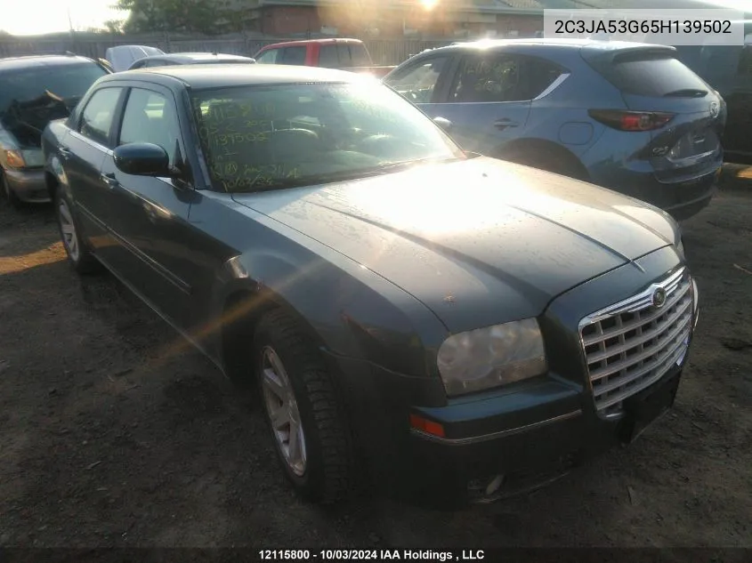 2005 Chrysler 300 VIN: 2C3JA53G65H139502 Lot: 12115800