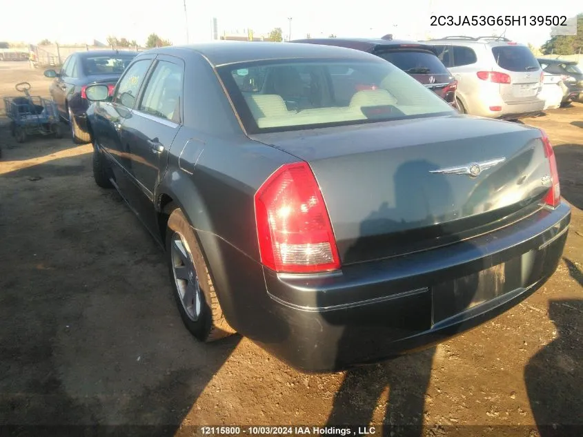 2005 Chrysler 300 VIN: 2C3JA53G65H139502 Lot: 12115800