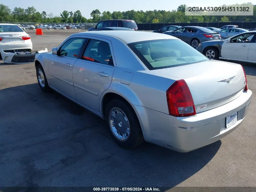 2005 Chrysler 300 Touring VIN: 2C3AA53G95H511382 Lot: 39773039