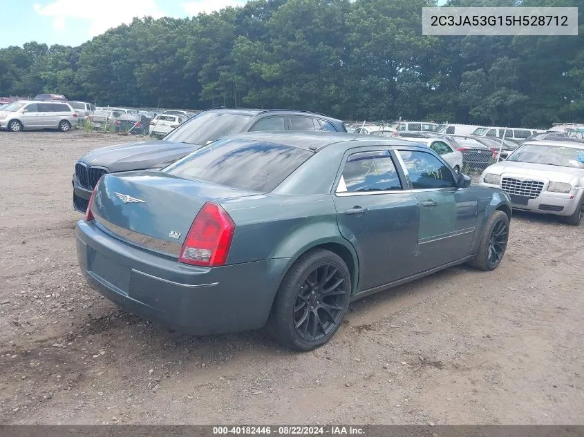 2005 Chrysler 300 Touring VIN: 2C3JA53G15H528712 Lot: 40182446