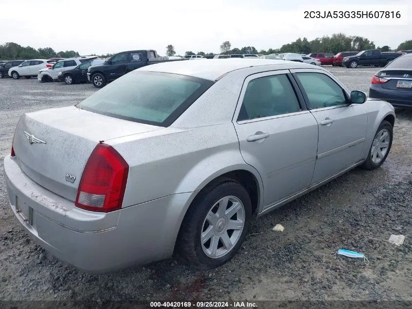 2005 Chrysler 300 Touring VIN: 2C3JA53G35H607816 Lot: 40420169