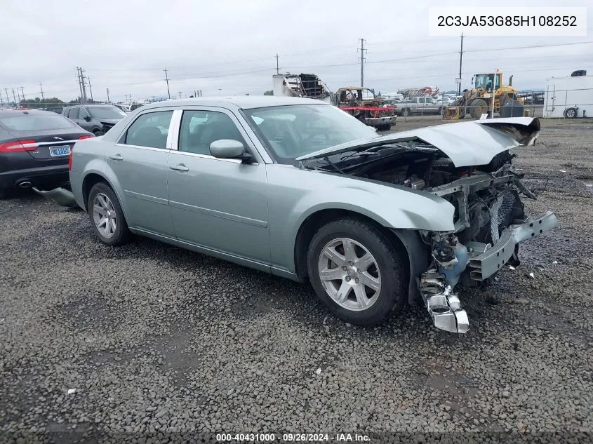 2005 Chrysler 300 Touring VIN: 2C3JA53G85H108252 Lot: 40431000