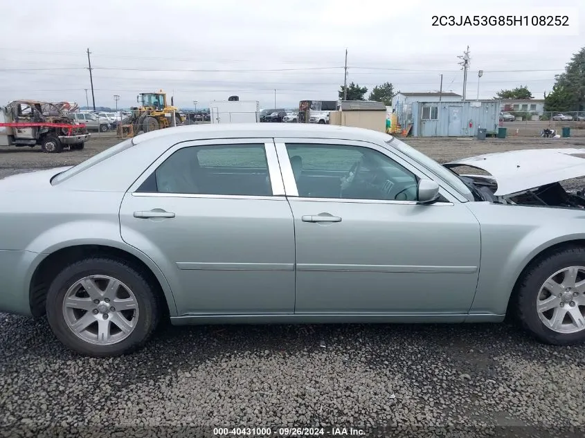 2005 Chrysler 300 Touring VIN: 2C3JA53G85H108252 Lot: 40431000