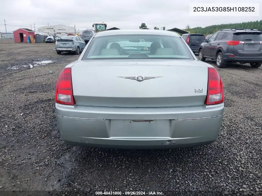 2005 Chrysler 300 Touring VIN: 2C3JA53G85H108252 Lot: 40431000