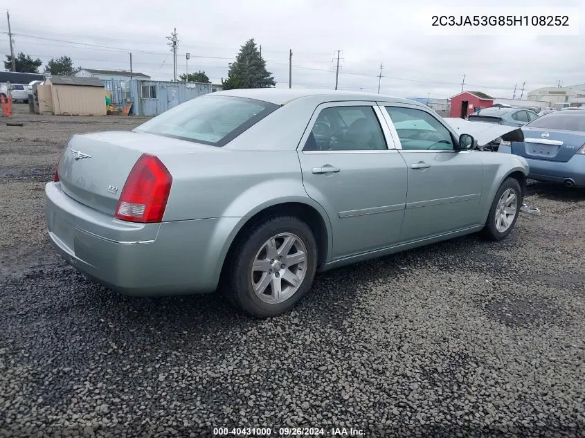 2005 Chrysler 300 Touring VIN: 2C3JA53G85H108252 Lot: 40431000