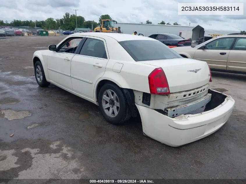 2005 Chrysler 300 Touring VIN: 2C3JA53G35H583114 Lot: 40439819