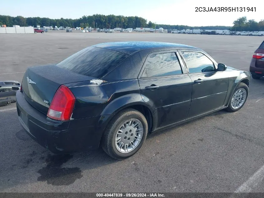 2005 Chrysler 300 VIN: 2C3JA43R95H131941 Lot: 40447839