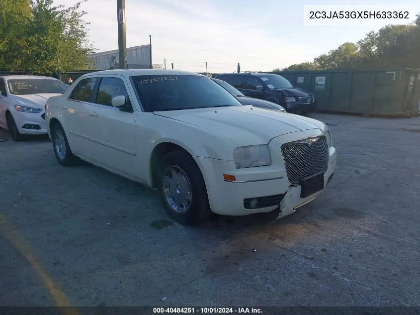 2005 Chrysler 300 Touring VIN: 2C3JA53GX5H633362 Lot: 40484251