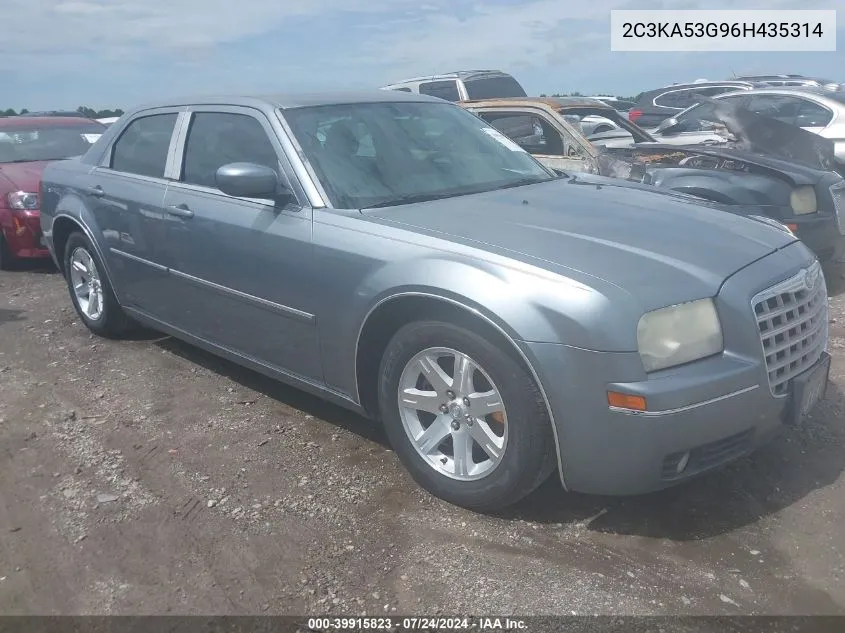 2006 Chrysler 300 Touring VIN: 2C3KA53G96H435314 Lot: 39915823