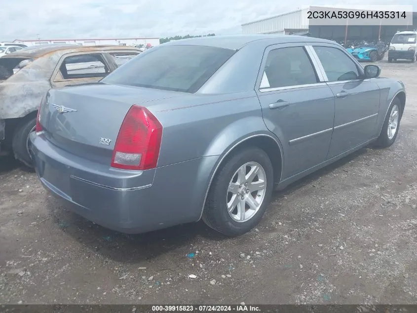 2006 Chrysler 300 Touring VIN: 2C3KA53G96H435314 Lot: 39915823