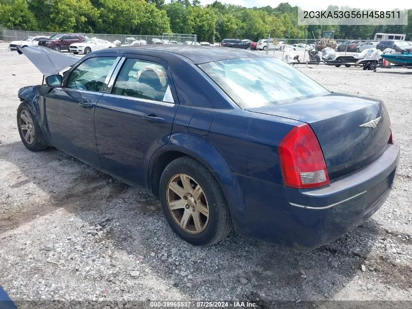 2006 Chrysler 300 Touring VIN: 2C3KA53G56H458511 Lot: 39965537