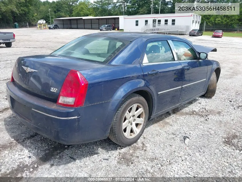 2006 Chrysler 300 Touring VIN: 2C3KA53G56H458511 Lot: 39965537