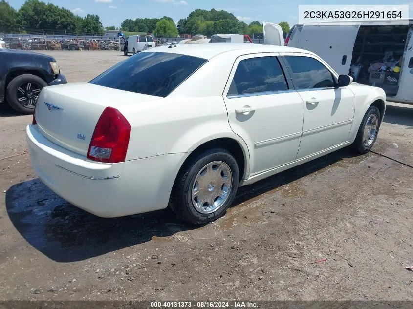 2006 Chrysler 300 Touring VIN: 2C3KA53G26H291654 Lot: 40131373