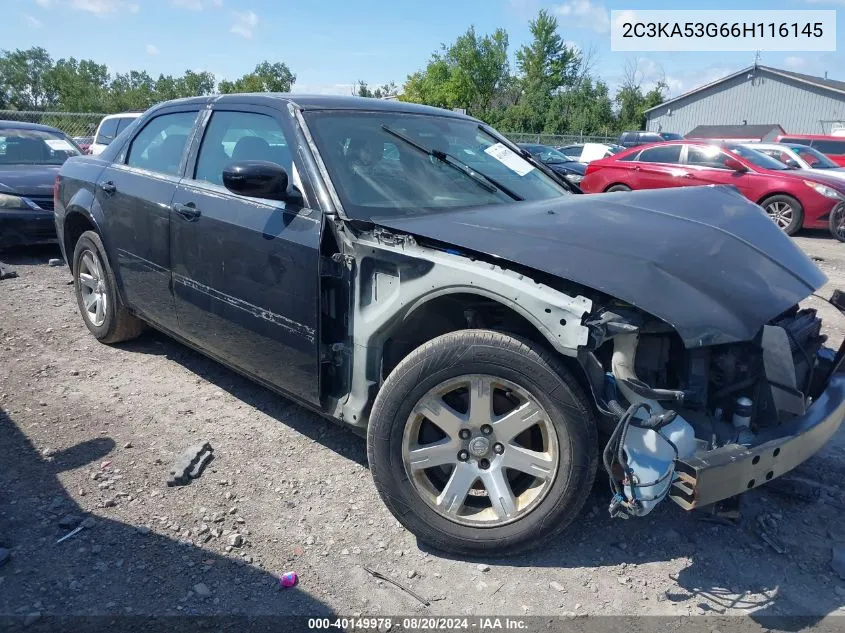 2006 Chrysler 300 Touring VIN: 2C3KA53G66H116145 Lot: 40149978