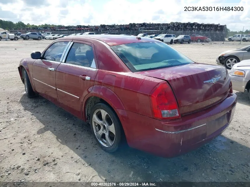 2006 Chrysler 300 Touring VIN: 2C3KA53G16H484300 Lot: 40202576