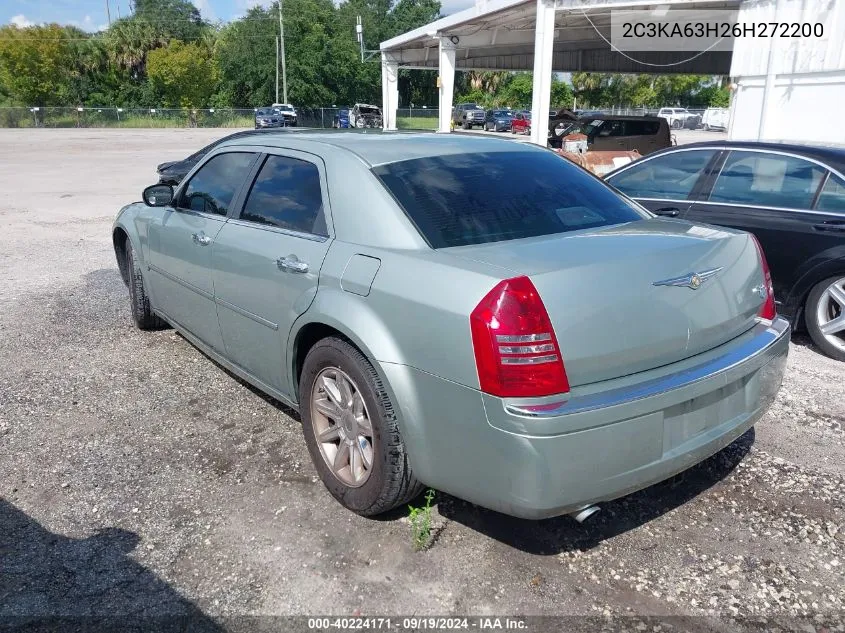 2006 Chrysler 300 C VIN: 2C3KA63H26H272200 Lot: 40224171