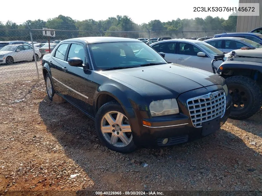 2006 Chrysler 300 Touring VIN: 2C3LK53G76H145672 Lot: 40226965