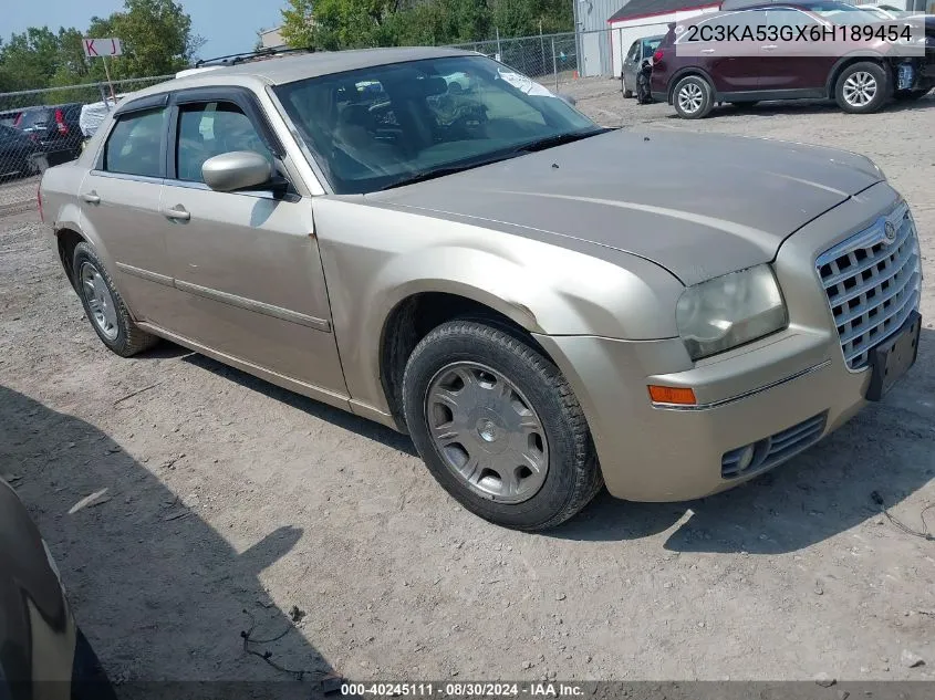 2006 Chrysler 300 Touring VIN: 2C3KA53GX6H189454 Lot: 40245111