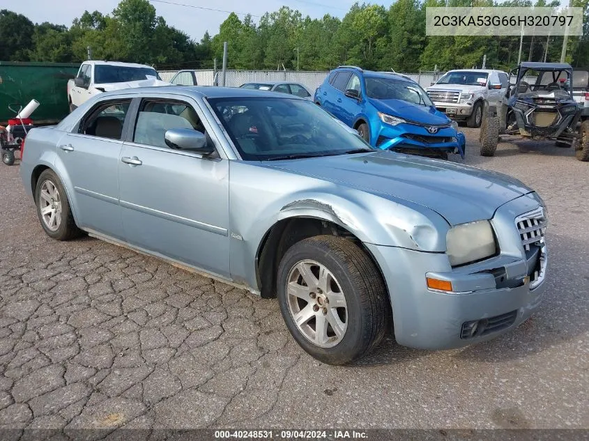 2006 Chrysler 300 Touring VIN: 2C3KA53G66H320797 Lot: 40248531