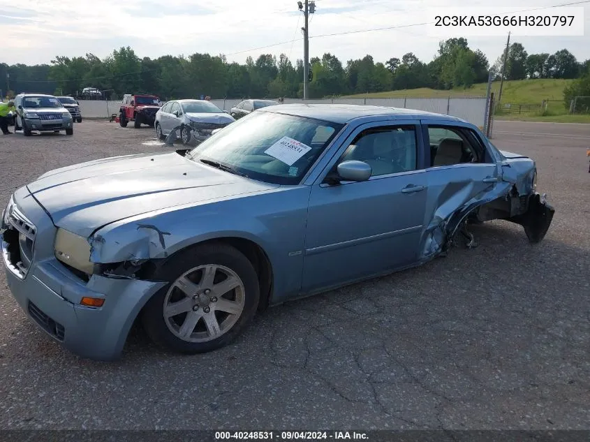 2006 Chrysler 300 Touring VIN: 2C3KA53G66H320797 Lot: 40248531