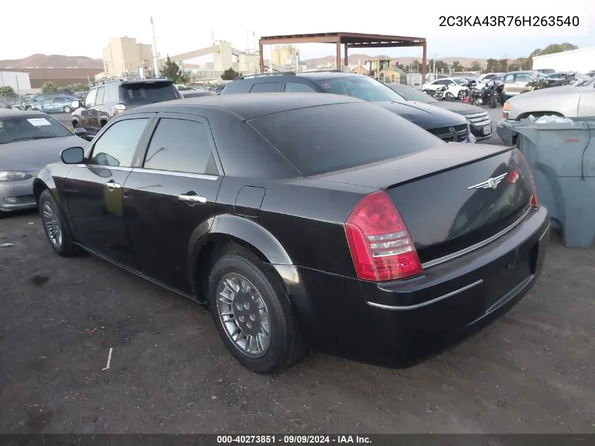 2C3KA43R76H263540 2006 Chrysler 300