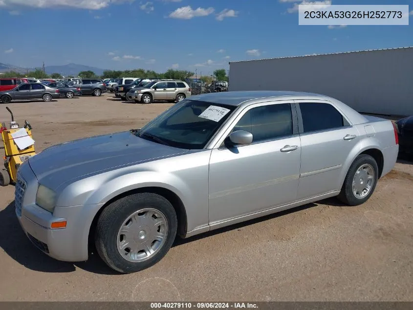 2006 Chrysler 300 Touring VIN: 2C3KA53G26H252773 Lot: 40279110