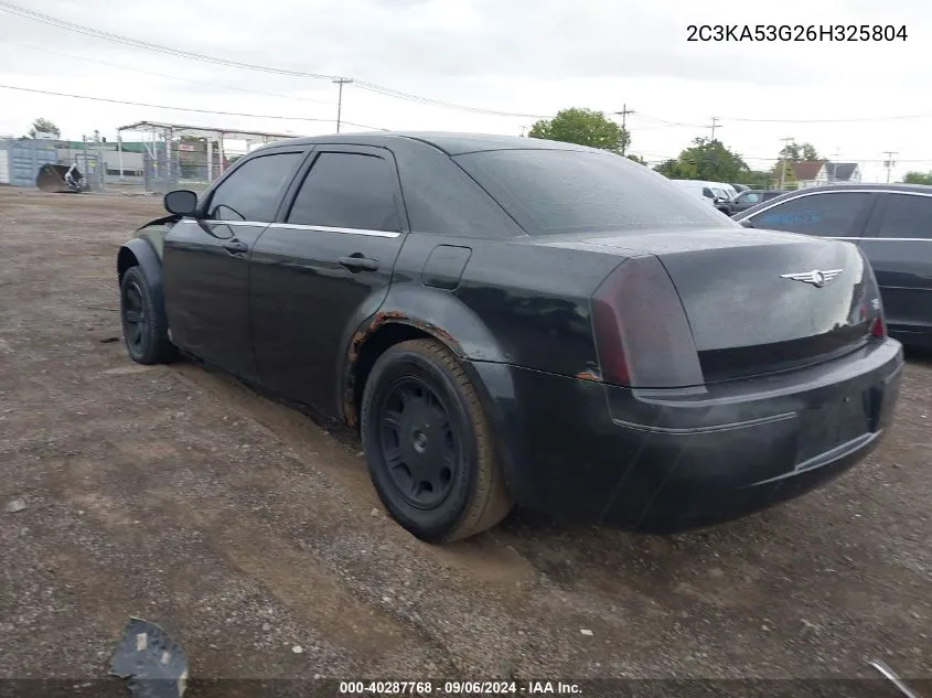 2006 Chrysler 300 Touring VIN: 2C3KA53G26H325804 Lot: 40287768