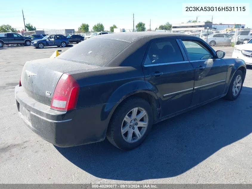 2C3KA53G16H531115 2006 Chrysler 300 Touring