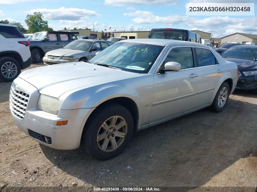 2006 Chrysler 300 Touring VIN: 2C3KA53G66H320458 Lot: 40293438