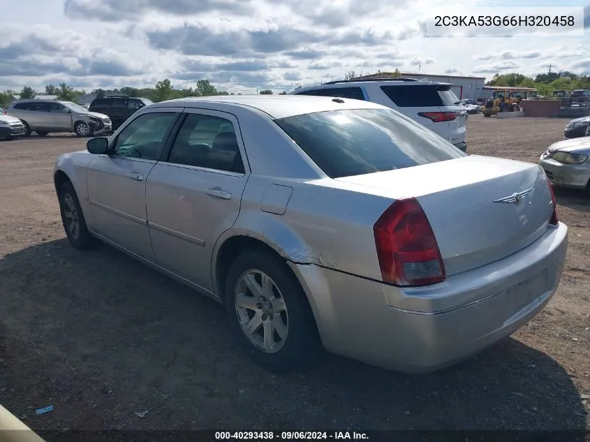 2006 Chrysler 300 Touring VIN: 2C3KA53G66H320458 Lot: 40293438