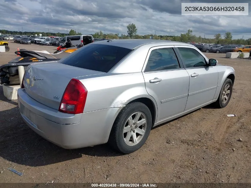 2006 Chrysler 300 Touring VIN: 2C3KA53G66H320458 Lot: 40293438