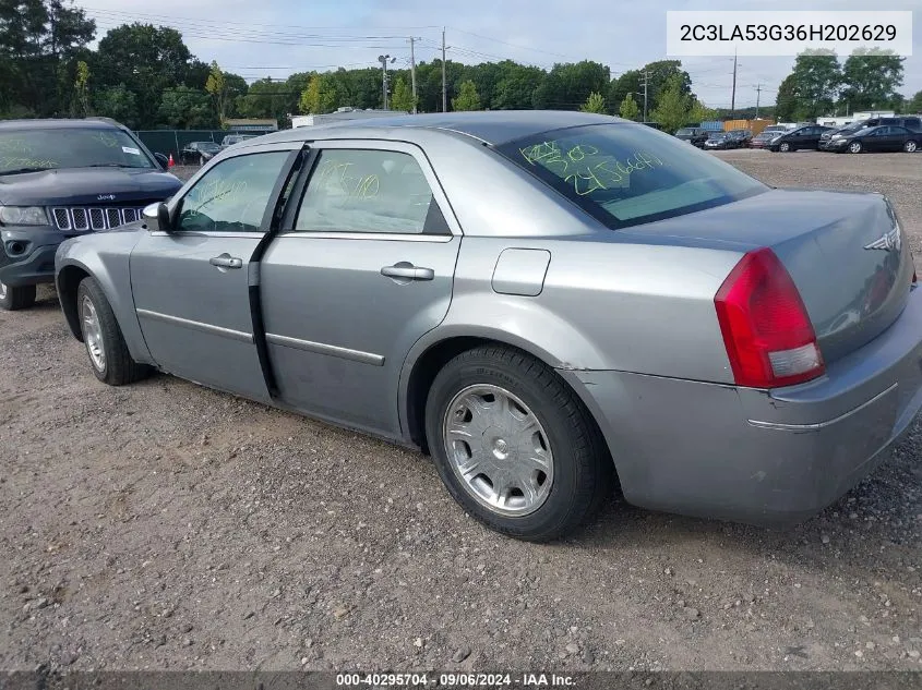 2006 Chrysler 300 Touring VIN: 2C3LA53G36H202629 Lot: 40295704