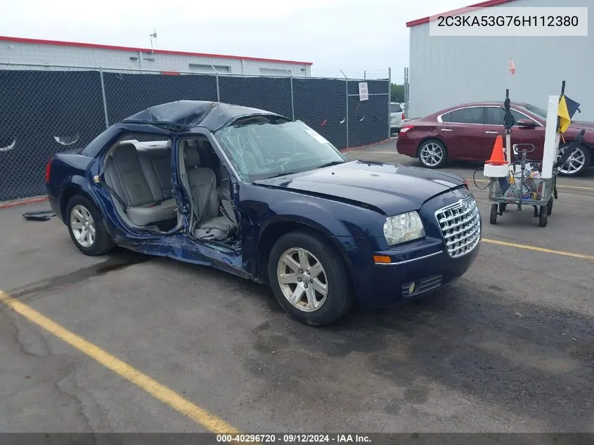 2006 Chrysler 300 Touring VIN: 2C3KA53G76H112380 Lot: 40296720