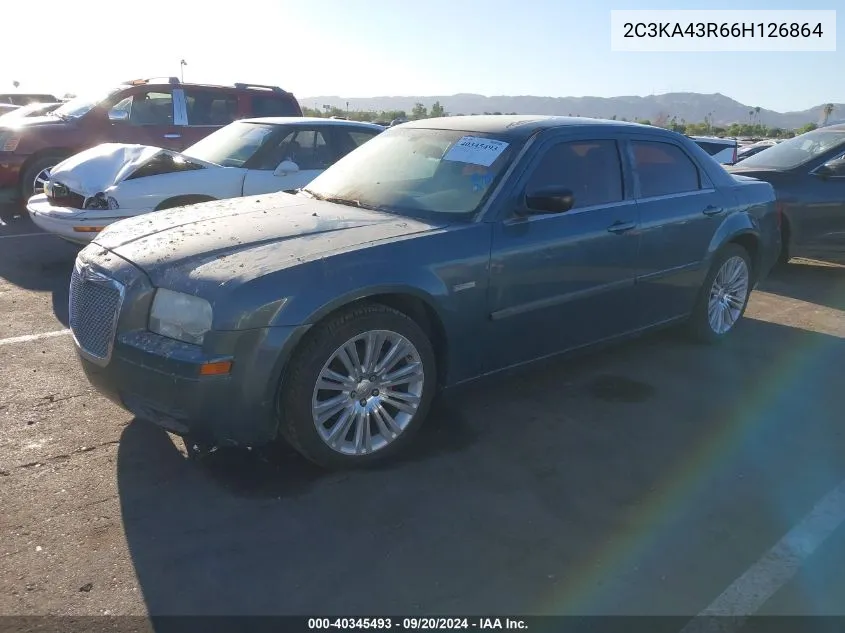 2006 Chrysler 300 VIN: 2C3KA43R66H126864 Lot: 40345493