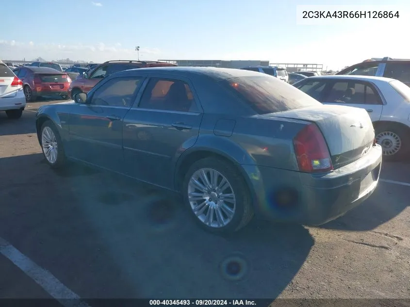 2006 Chrysler 300 VIN: 2C3KA43R66H126864 Lot: 40345493