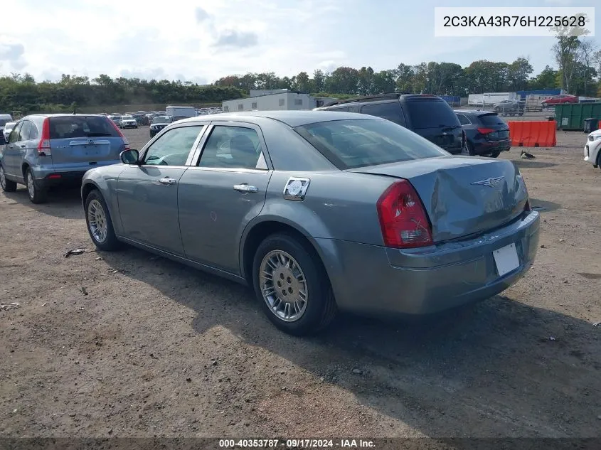 2006 Chrysler 300 VIN: 2C3KA43R76H225628 Lot: 40353787