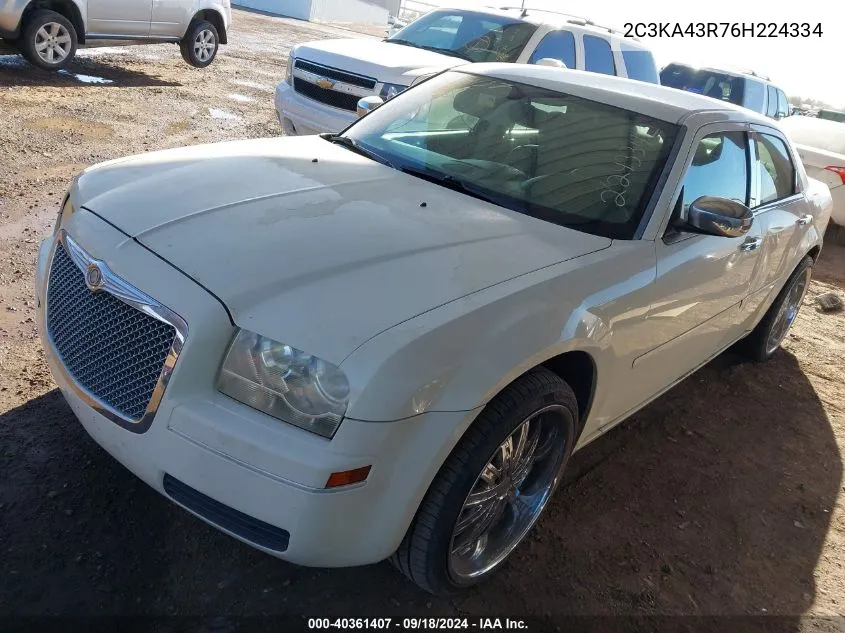 2006 Chrysler 300 VIN: 2C3KA43R76H224334 Lot: 40361407