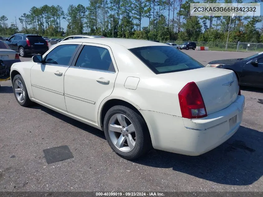 2006 Chrysler 300 Touring VIN: 2C3KA53G66H342332 Lot: 40399019