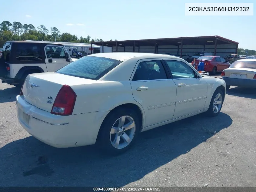 2006 Chrysler 300 Touring VIN: 2C3KA53G66H342332 Lot: 40399019