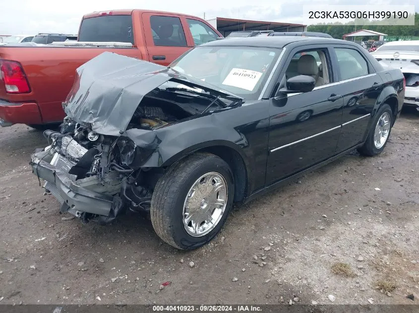 2006 Chrysler 300 Touring VIN: 2C3KA53G06H399190 Lot: 40410923