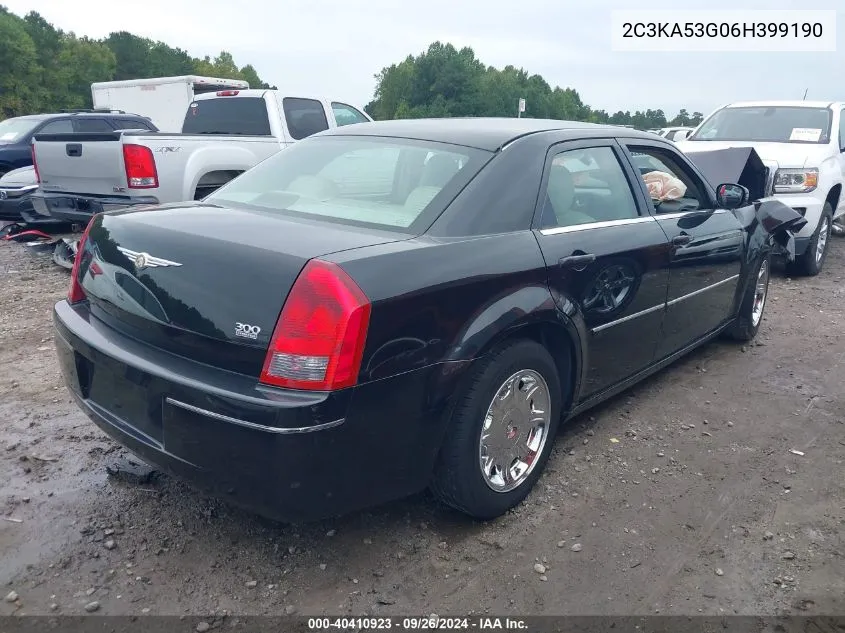 2006 Chrysler 300 Touring VIN: 2C3KA53G06H399190 Lot: 40410923